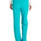 Women's Mid Rise Pull On Straight Leg Scrub Pant