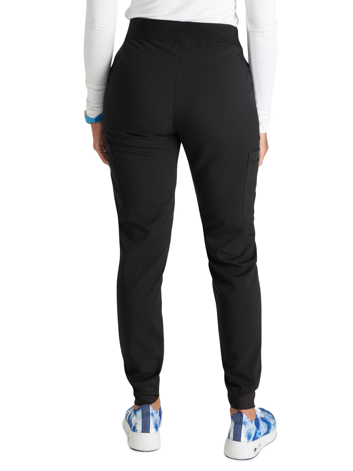 Women's Mid Rise Pull On Jogger Scrub Pant