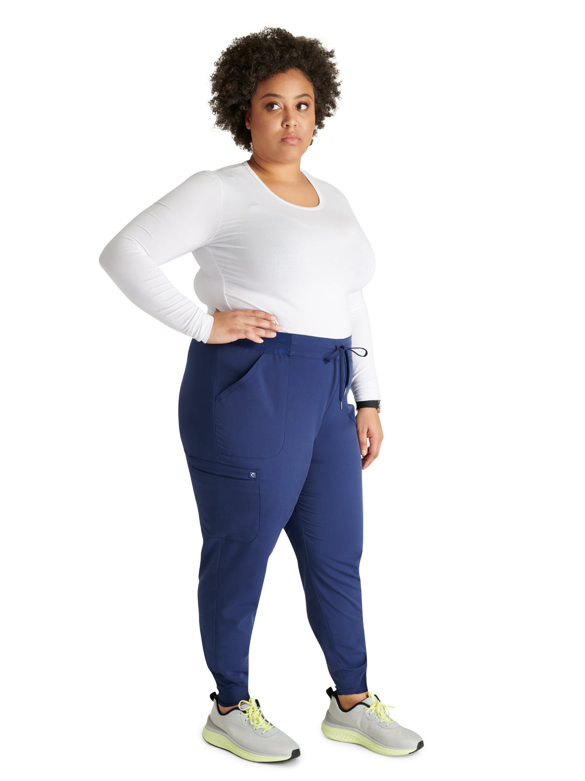 Women's Mid Rise Pull On Jogger Scrub Pant