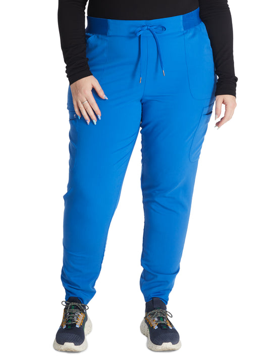 Women's Mid Rise Pull On Jogger Scrub Pant