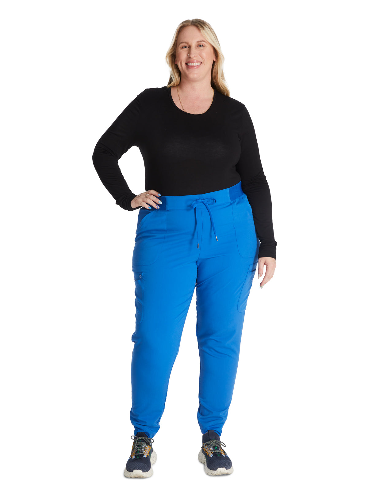 Women's Mid Rise Pull On Jogger Scrub Pant