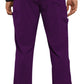 Men's Zip Fly Button Closure Tapered Leg Pant