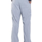 Men's Zip Fly Button Closure Tapered Leg Pant