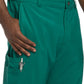 Men's Zip Fly Button Closure Tapered Leg Pant