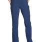 Men's Zip Fly Button Closure Tapered Leg Pant