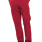 Men's Zip Fly Button Closure Tapered Leg Pant