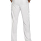 Men's Zip Fly Button Closure Tapered Leg Pant