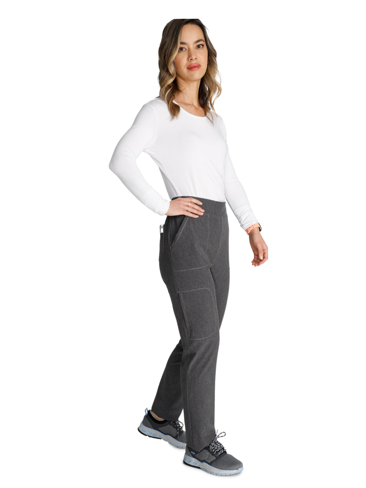 Women's Mid-Rise Tapered Leg Pant Pull-on Cargo