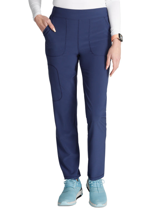 Women's Mid-Rise Tapered Leg Pant Pull-on Cargo