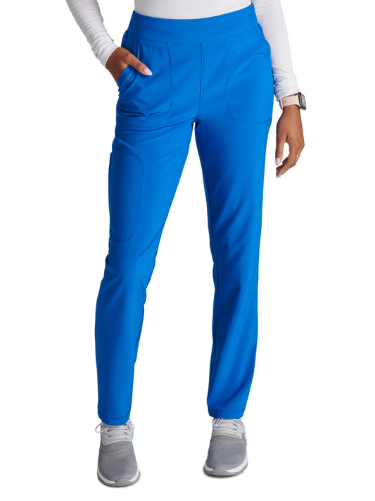 Women's Mid-Rise Tapered Leg Pant Pull-on Cargo