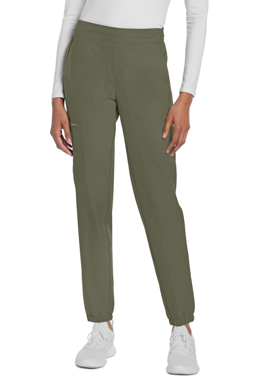 Women's 5-Pocket Mid Rise Jogger - CK273A - Olive