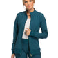 Women's 2 Pocket Zip Front Scrub Jacket