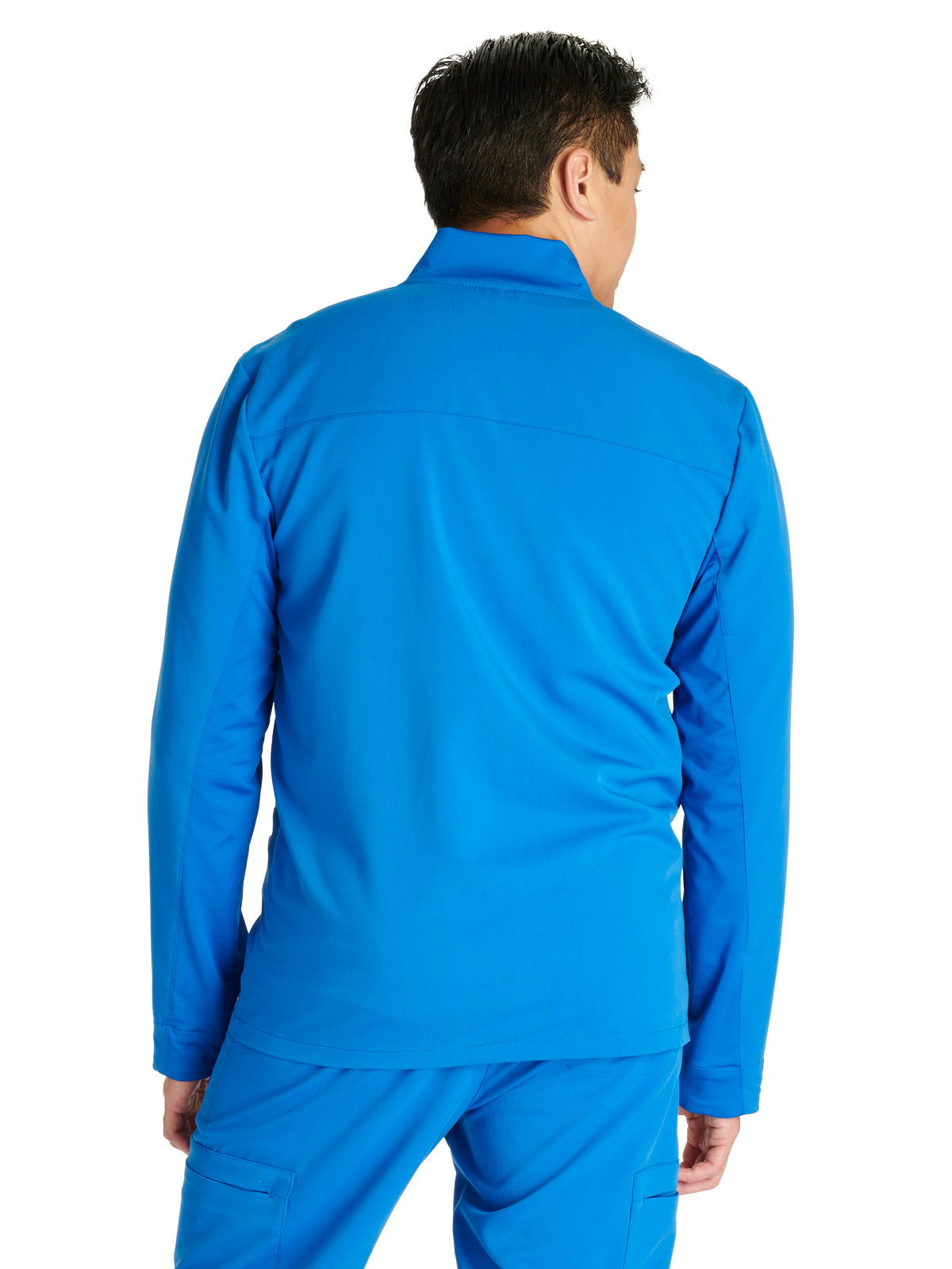 Men's Zip Front Scrub Jacket