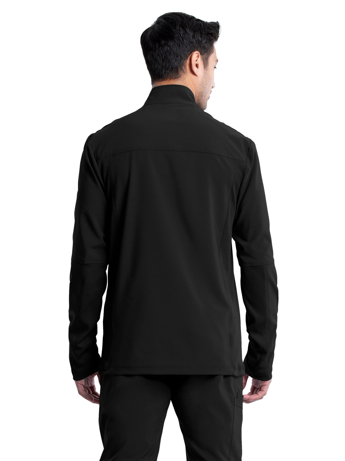 Men's Stand-up Collar Zip Front Jacket