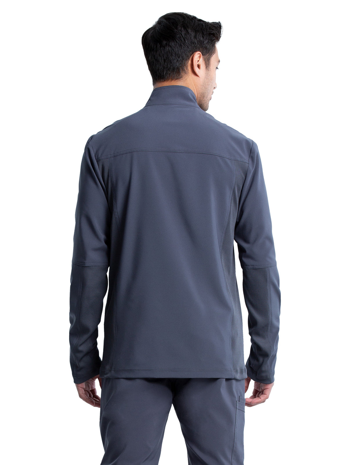 Men's Stand-up Collar Zip Front Jacket