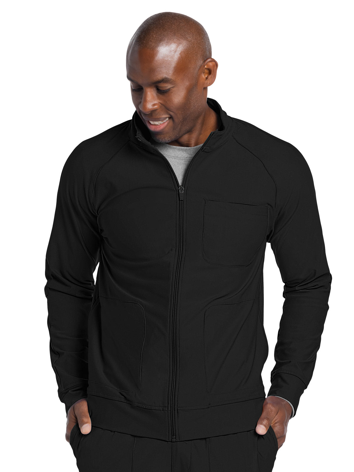 Men's 3-Pocket Zip Front Jacket