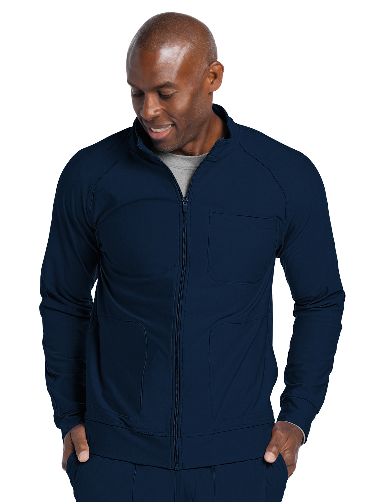 Men's 3-Pocket Zip Front Jacket