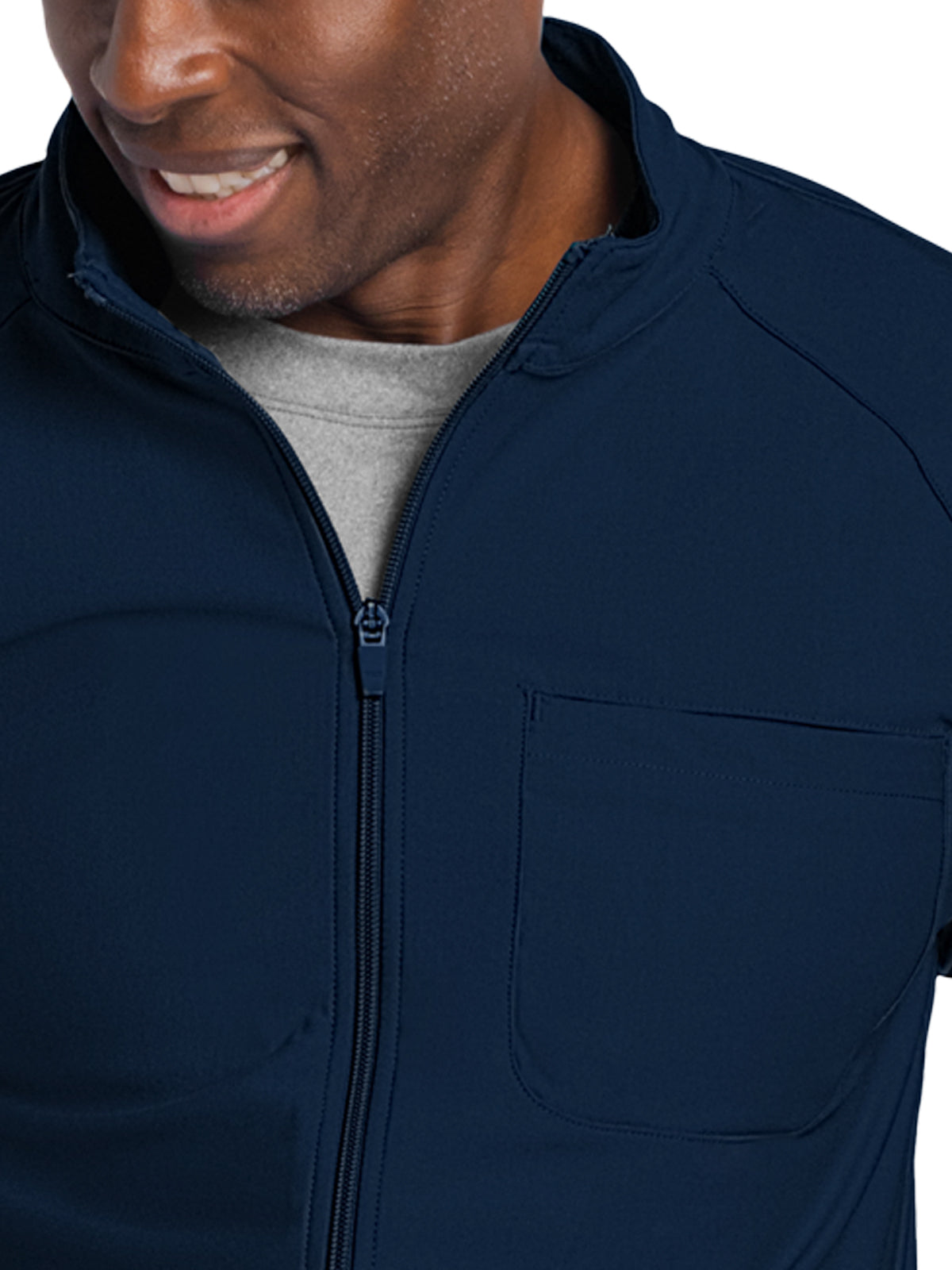 Men's 3-Pocket Zip Front Jacket