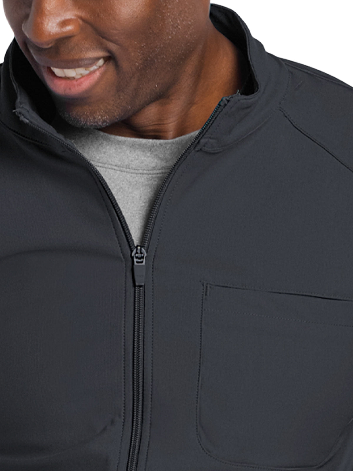 Men's 3-Pocket Zip Front Jacket