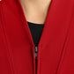 Women's 2-Pocket Warm-Up Jacket - CK353 - Red