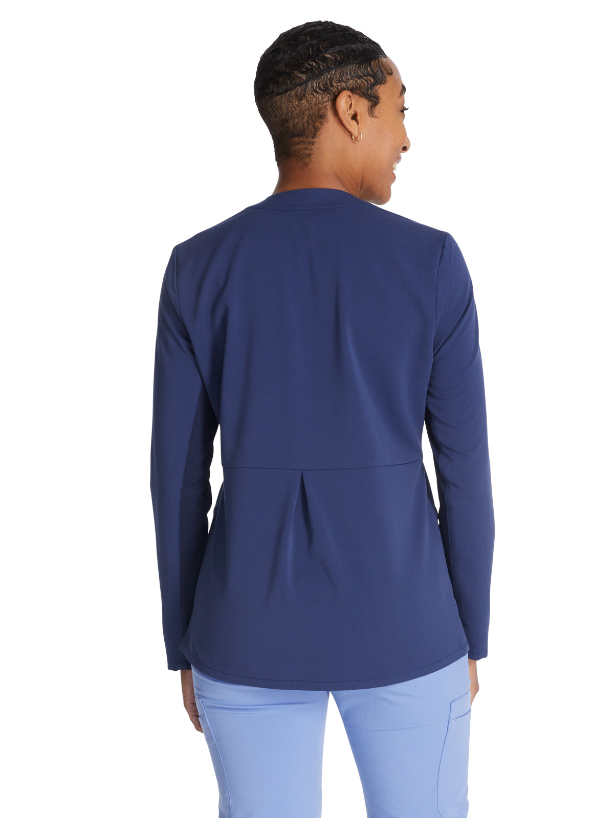 Women's Zip Front Scrub Jacket