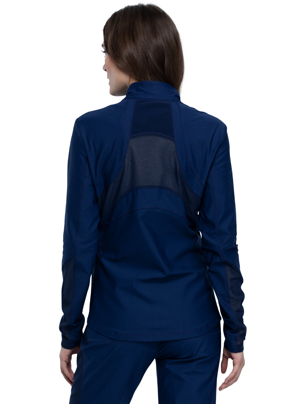 Women's Mock Neck Zip Front Jacket