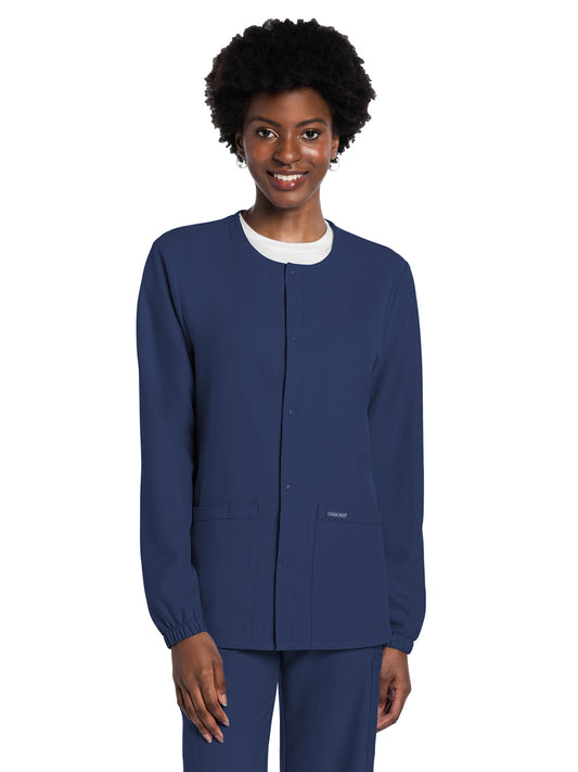 Unisex 2-Pocket Snap Front Jacket