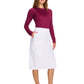 Women's 2-Pocket Elastic Waist Skirt