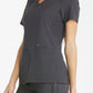 Women's 2 Pocket V-Neck Knit Side Panel Top