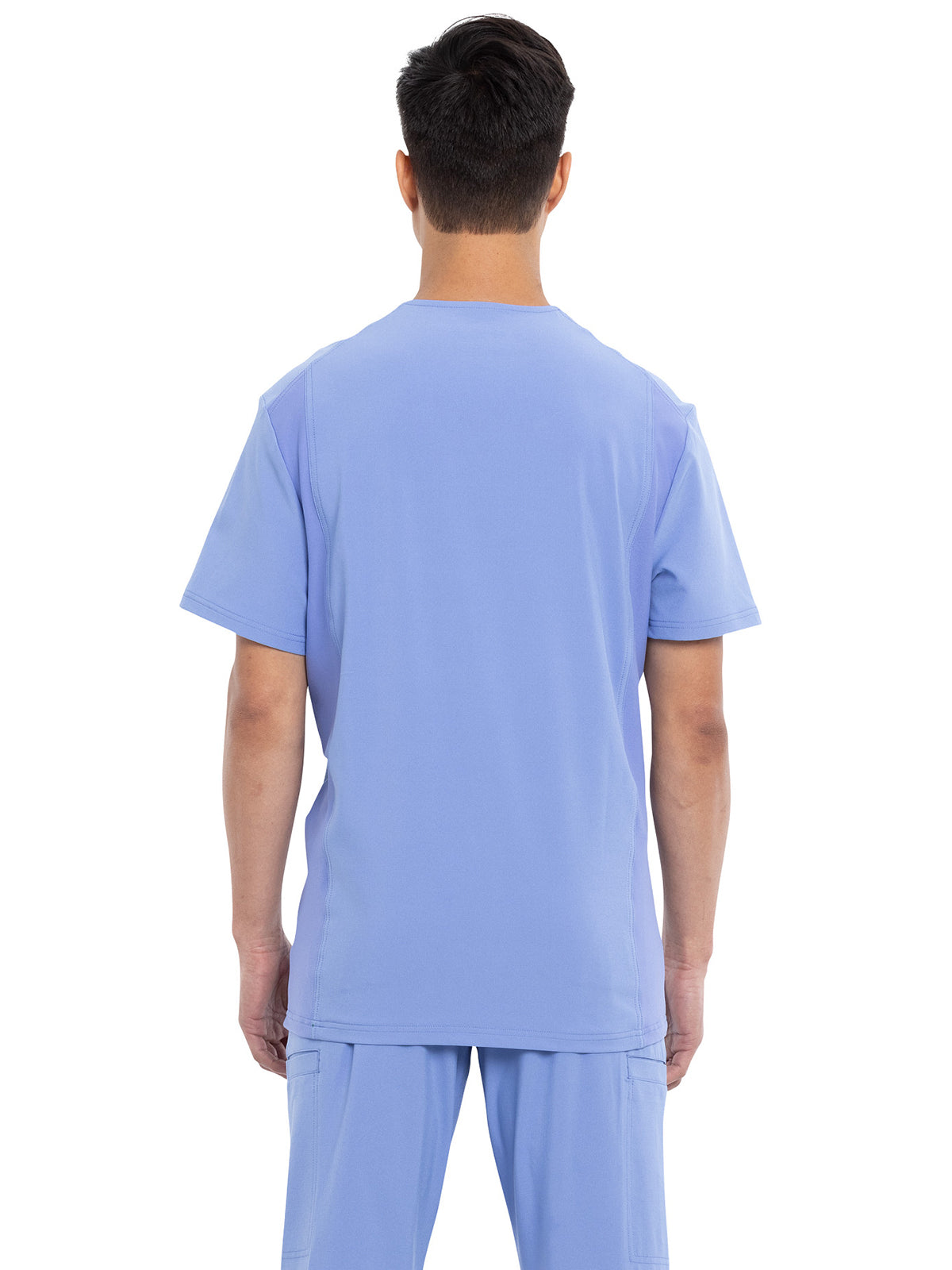 Men's Four-Pocket V-Neck Scrub Top