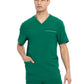 Men's Four-Pocket V-Neck Scrub Top