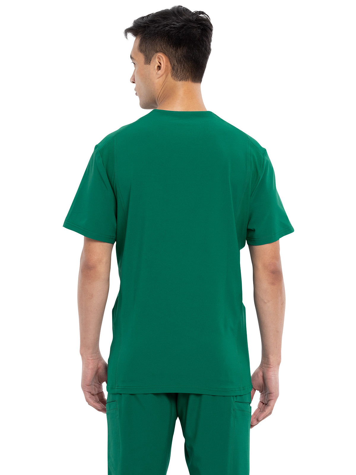 Men's Four-Pocket V-Neck Scrub Top