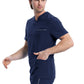 Men's Four-Pocket V-Neck Scrub Top