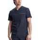 Men's Four-Pocket V-Neck Scrub Top