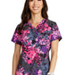 Women's V-Neck Tuckable Print Top