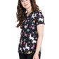 Women's V-Neck Print Top