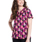 Women's V-Neck Print Top