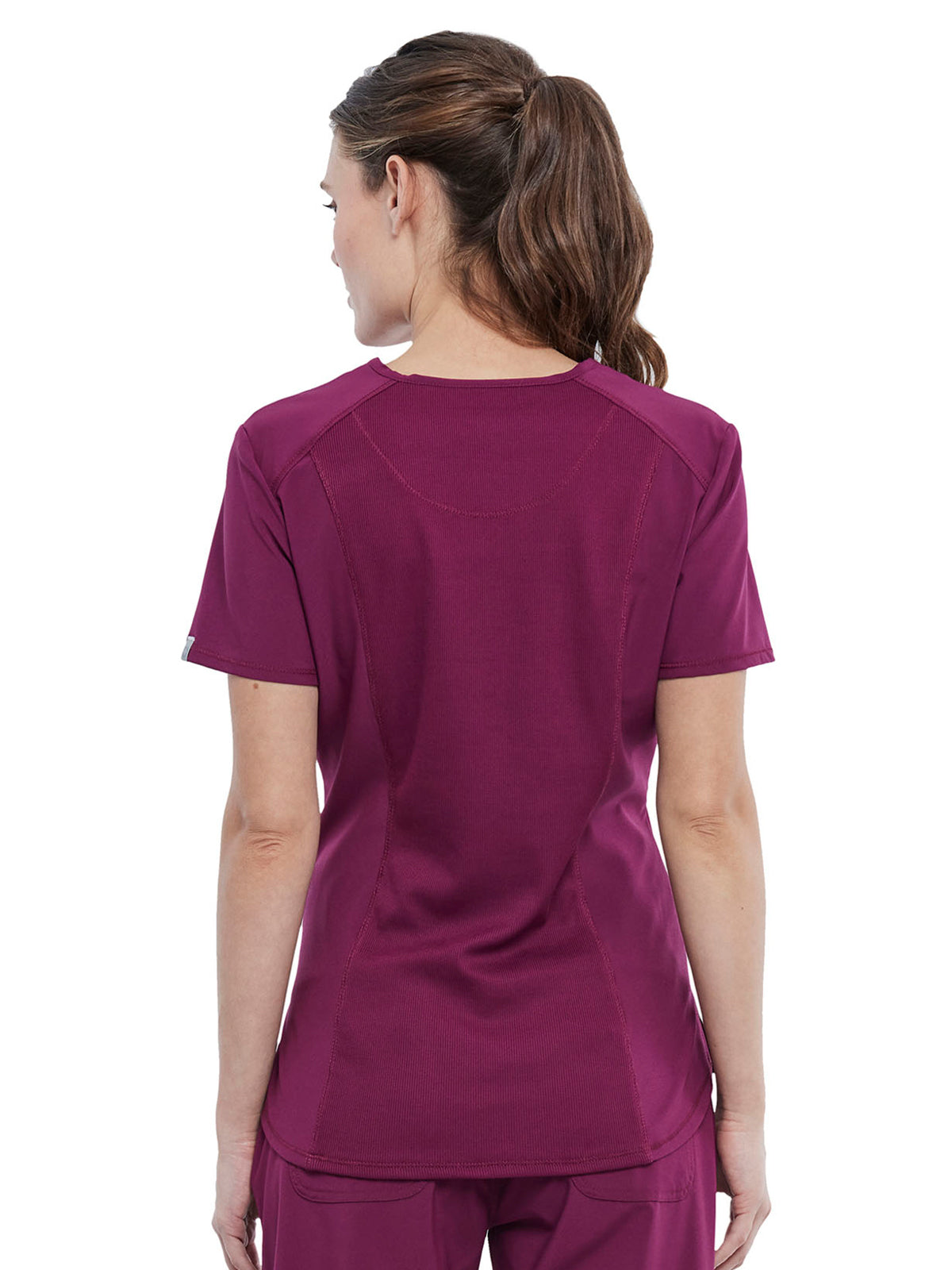 Women's Left Chest Pocket Tuckable V-Neck Top