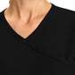 Women's 2-Pocket Maternity V-Neck Top - CK701A - Black
