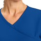 Women's 2-Pocket Maternity V-Neck Top - CK701A - Galaxy Blue