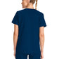 Women's 2-Pocket Maternity V-Neck Top - CK701A - Navy