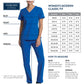 Women's 2-Pocket Maternity V-Neck Top - CK701A - Royal