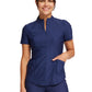 Women's Partial Zip Front Scrub Top