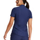 Women's Partial Zip Front Scrub Top