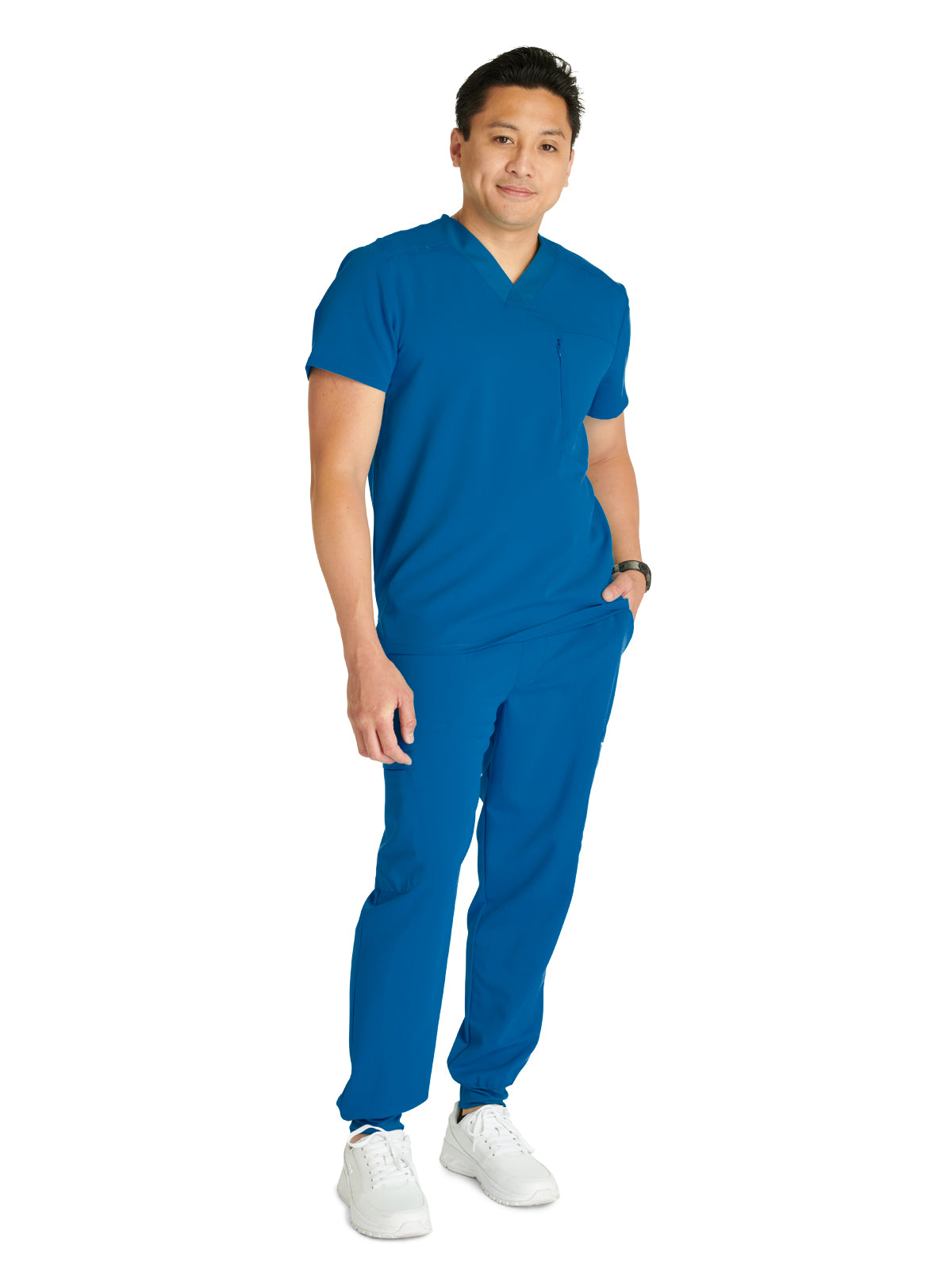 Men's V-Neck Scrub Top