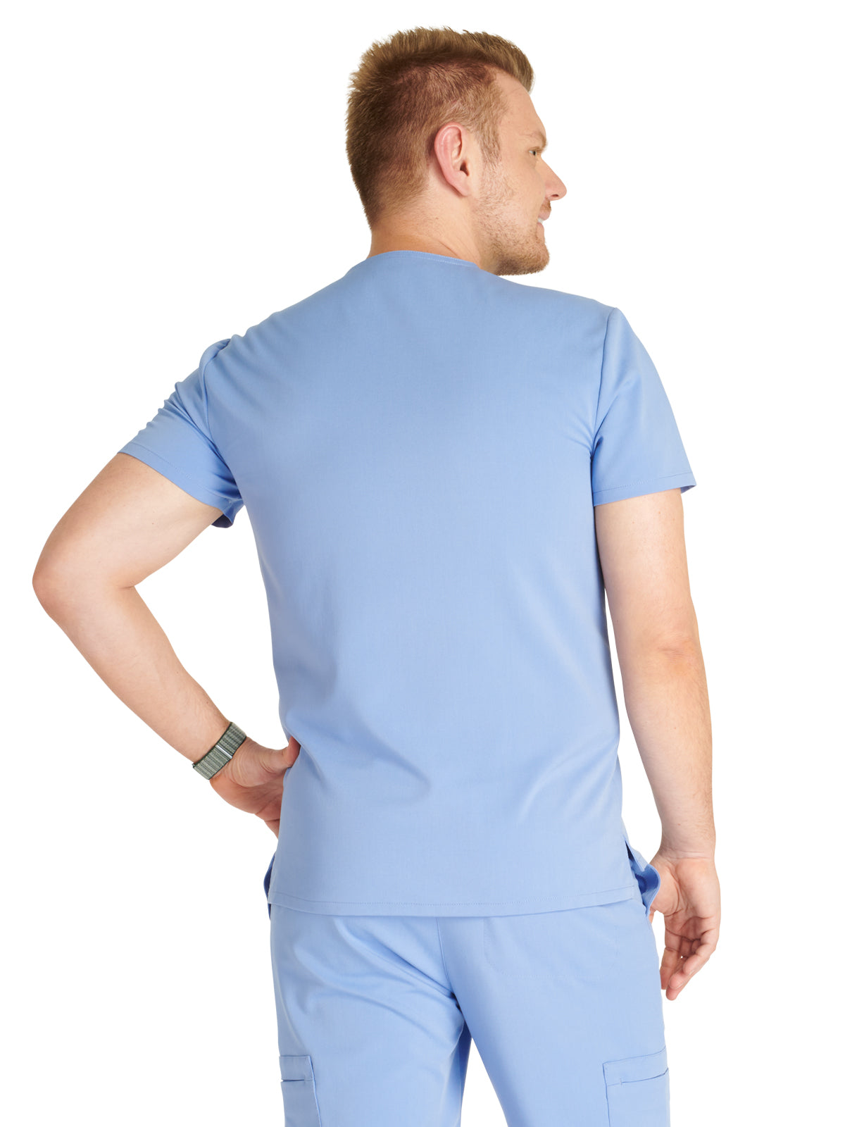 Men's V-Neck Scrub Top