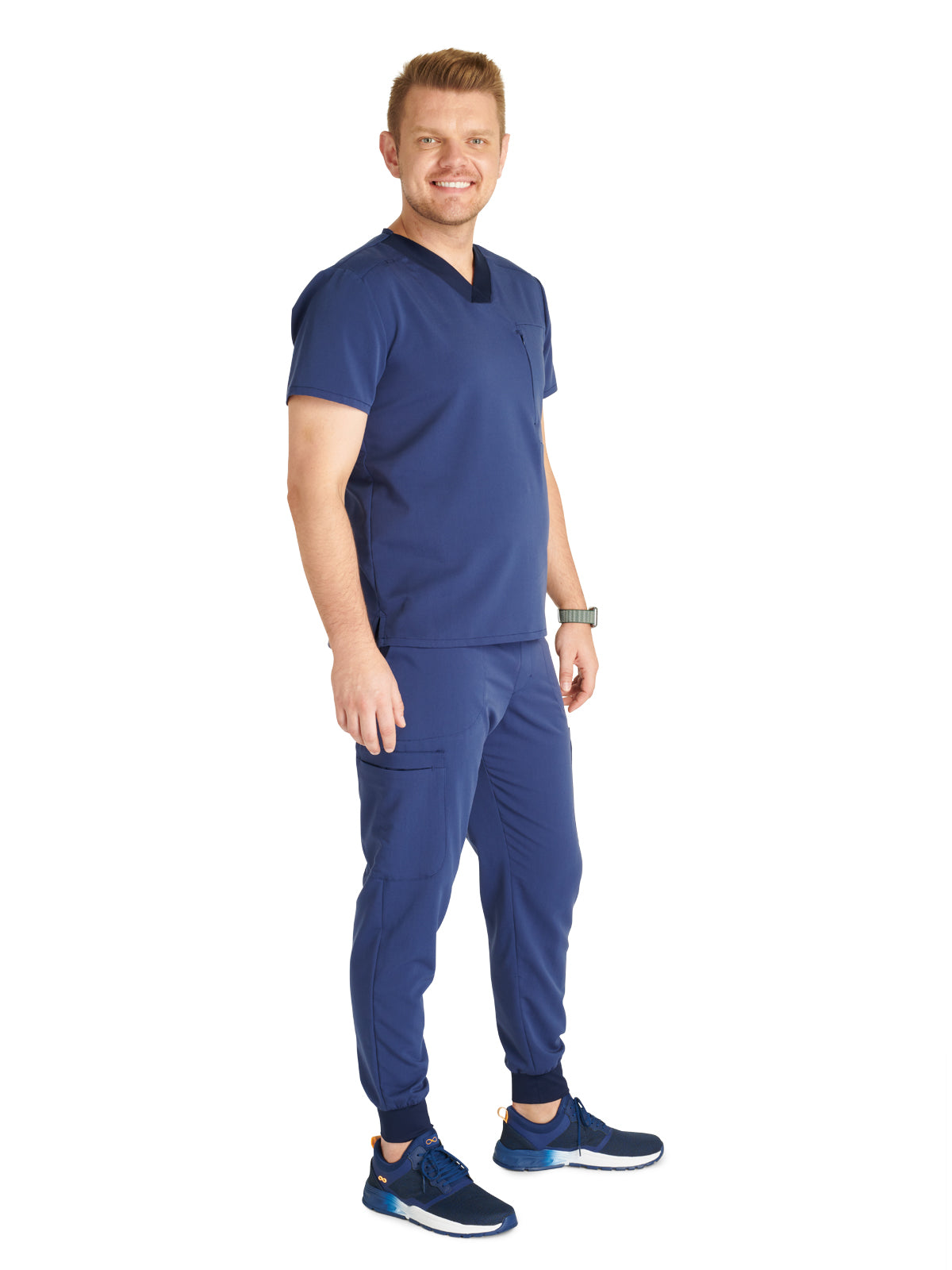 Men's V-Neck Scrub Top