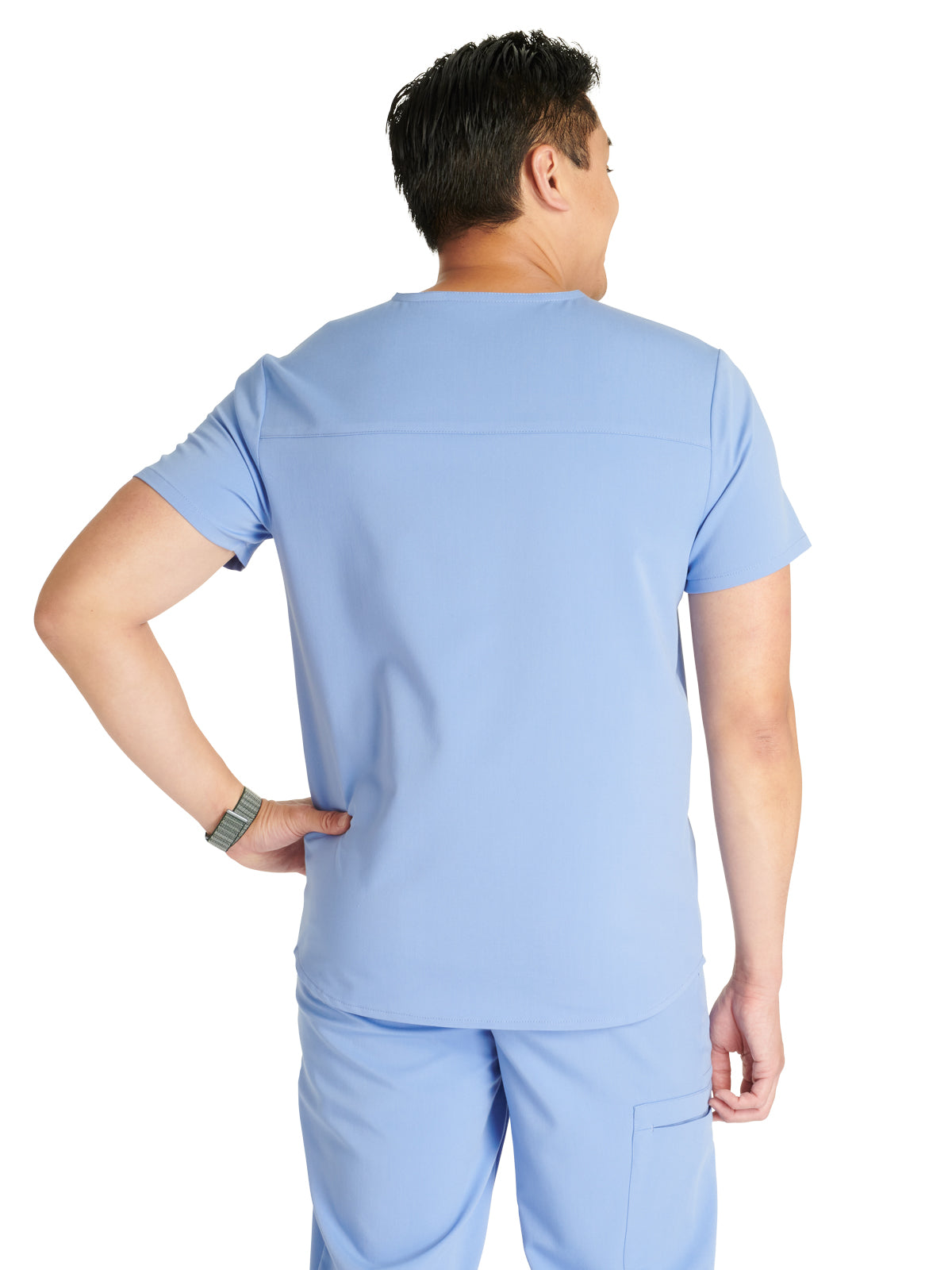 Men's V-Neck Scrub Top