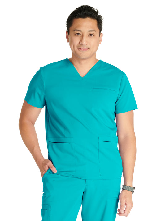 Men's V-Neck Scrub Top