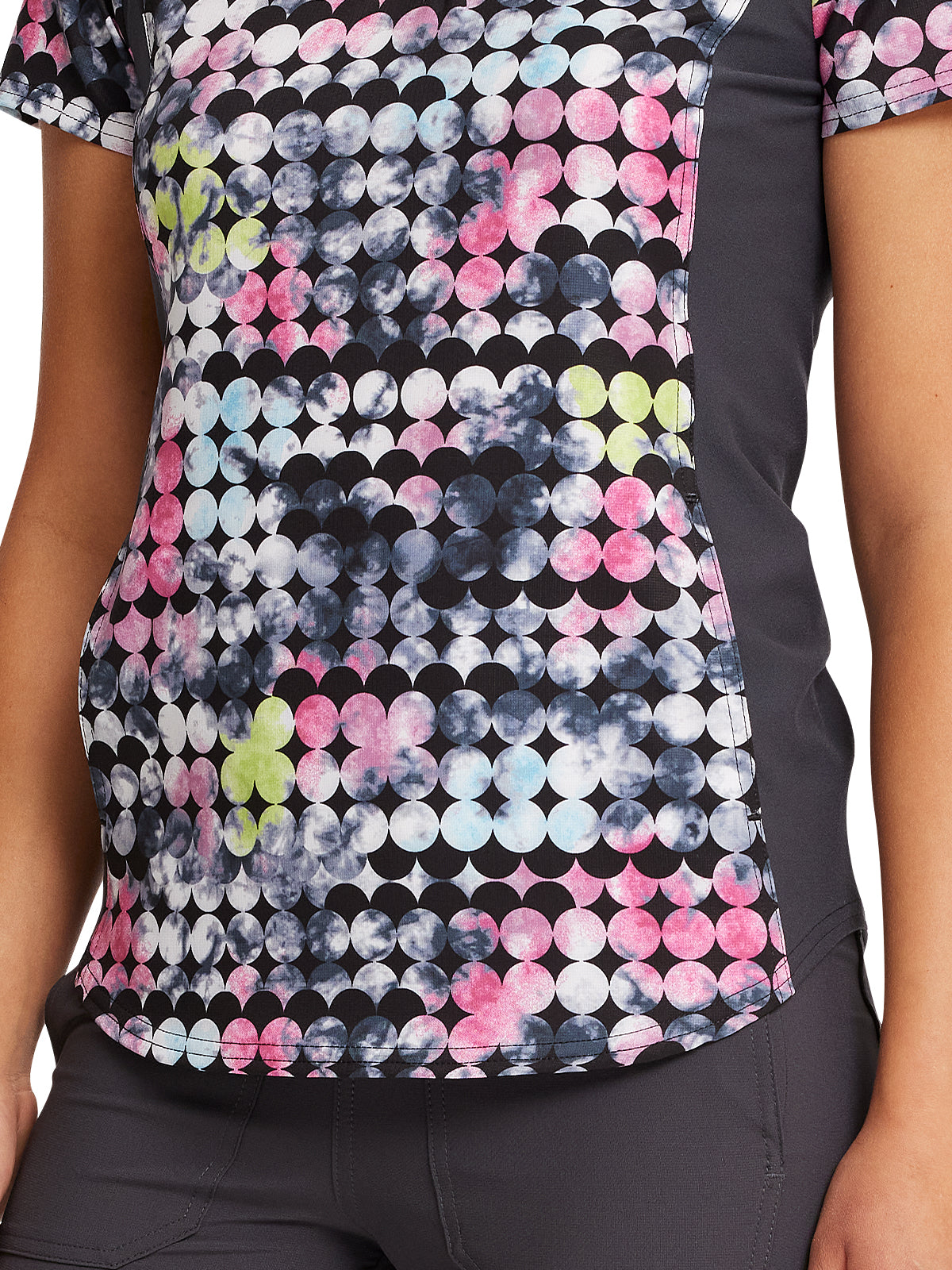 Women's V-Neck Print Top